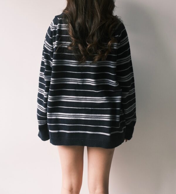 Vintage Polo Stripped Oversized Top - Image 5