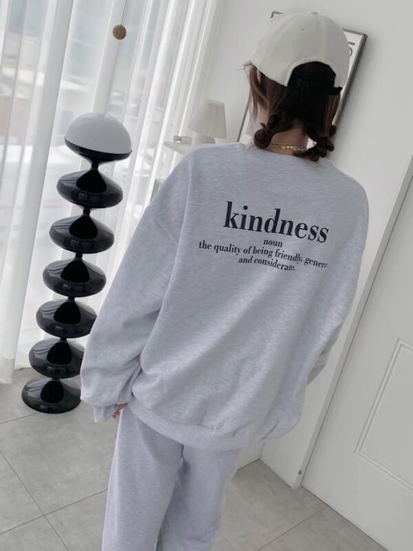 "Kindness" Oversized Sweatshirt - Image 3