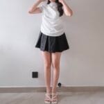 Suede Drape Top - Image 2