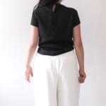 Suede Drape Top - Image 10