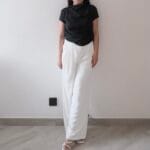 Suede Drape Top - Image 9