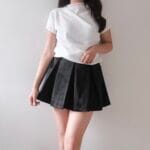 Suede Drape Top - Image 7