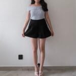 Ribbon-like Off shoulder Top - Image 9