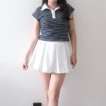 Polo Stripes Crop Top