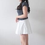 Polo Stripes Crop Top - Image 9