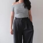 COMEBACK!! One Shoulder Ribbed Top - Image 10