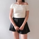 COMEBACK!! One Shoulder Ribbed Top - Image 2