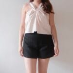 COMEBACK!! Satin Twisted Vest