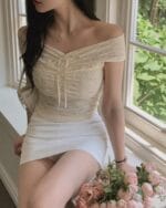 COMEBACK!! Lace Offshoulder Top - Image 13