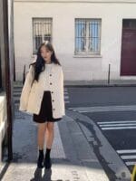 [Premium] Paris 90% Wool Blended Texture Jacket - Image 2