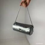 Bucks and Leather Cylinder Bag - Image 3