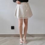 COMEBACK!! Side Ribbon Layered Skirt