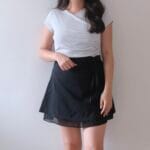 COMEBACK!! Side Ribbon Layered Skirt - Image 14
