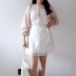 COMEBACK!! Side Ribbon Layered Skirt - Image 7