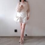 COMEBACK!! Side Ribbon Layered Skirt - Image 10