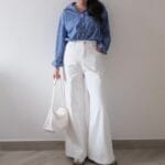 [Premium] Petite Fit Wide Legs Pants