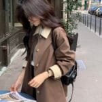 [Premium] Corduroy Trench Coat - Image 24