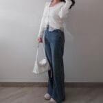 [Premium] Super Pretty Floral Eyelet Wool Cardigan - Image 12