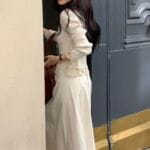 [Premium] Super Pretty Floral Eyelet Wool Cardigan - Image 21