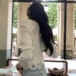 [Premium] Super Pretty Floral Eyelet Wool Cardigan - Image 24