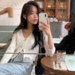 [Premium] Super Pretty Floral Eyelet Wool Cardigan - Image 25