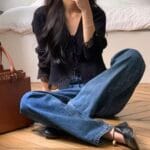 [Premium] Super Pretty Floral Eyelet Wool Cardigan - Image 26