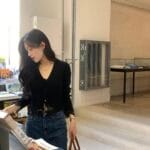 [Premium] Super Pretty Floral Eyelet Wool Cardigan - Image 28