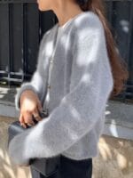 [Premium] OUNCE Angora Gold-Button Cardigan - Image 7