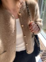 [Premium] OUNCE Angora Gold-Button Cardigan - Image 18