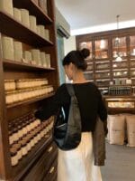 [Premium] OUNCE Boat Neck Rib Crop Tee - Image 19