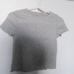 Ruffle Tee - Grey - Image 2