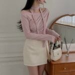 2 Ways Ruffle Wrapped Choker Top - Image 7