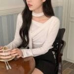 2 Ways Ruffle Wrapped Choker Top - Image 15