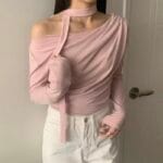 2 Ways Ruffle Wrapped Choker Top - Image 21