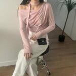 2 Ways Ruffle Wrapped Choker Top - Image 22