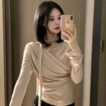 2 Ways Ruffle Wrapped Choker Top - Image 28