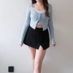 COMEBACK!! Lace Crop Set Top