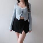 COMEBACK!! Lace Crop Set Top - Image 7
