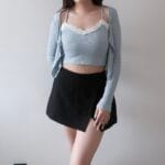 COMEBACK!! Lace Crop Set Top - Image 9