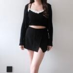 COMEBACK!! Lace Crop Set Top - Image 12