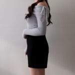 COMEBACK!! Side Ribbons Offshoulder Top - Image 2