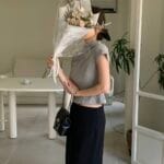 Pleated Mock Neck Crop Top - Image 9