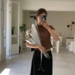 Pleated Mock Neck Crop Top - Image 14