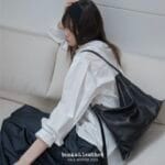 Bucks and Leather Drape Tote (Small) - Image 2