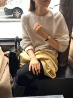 [Premium] OUNCE Racoon Cashmere Knit Sweater - Image 7