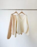 [Premium] OUNCE Rina Mohair V Knit - Image 28