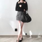 Suede Baguette Shoulder Bag - Large - Image 15