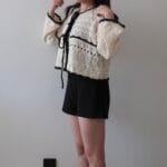 Delicated Broderie Cardigan - Image 5