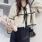 Delicated Broderie Cardigan - Image 7