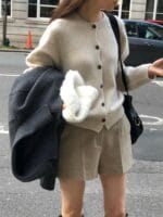 [Premium] OUNCE Raccoon Cashmere Cardigan - Image 10